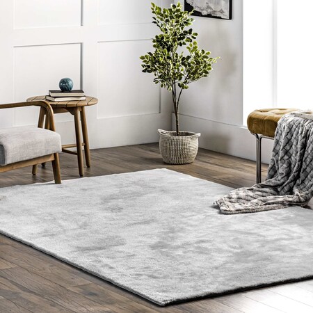 Nuloom Loni Solid Machine Washable Shag Area Rug 6ft BIVD01G-S606